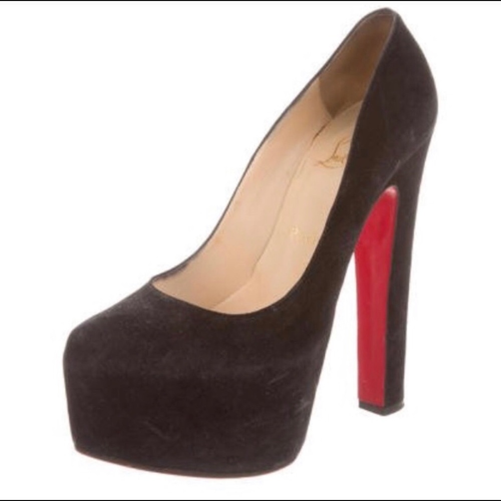 Christian Louboutin Suede Pumps SIZE 38